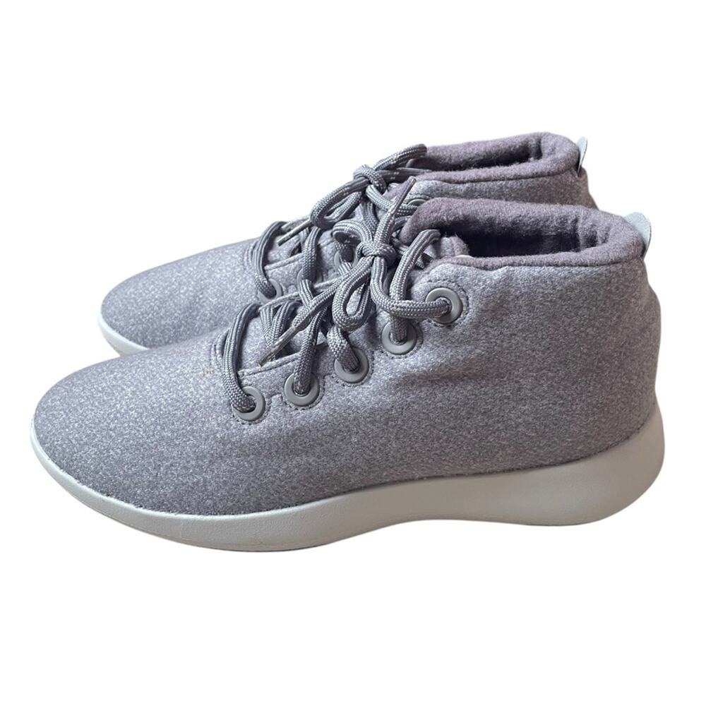 Allbirds Runner‎ Up Wool Mizzle Gray Sneakers NIB Size 9 - Picture 3 of 13